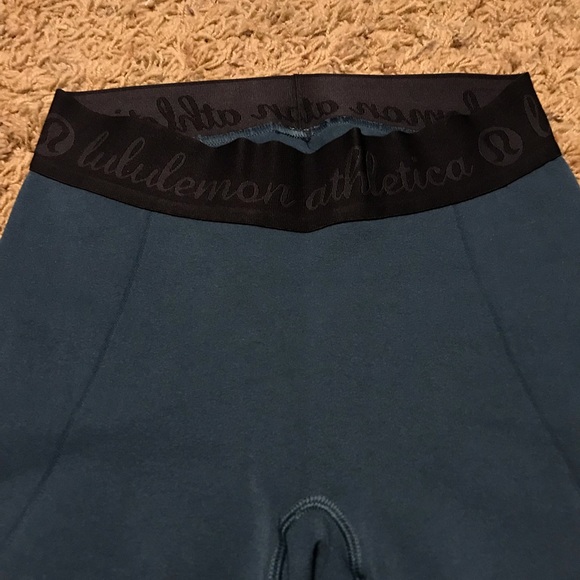 Lululemon Teal Time Warp Tights - Picture 4 of 7